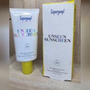 Supergoop! Unseen Sunscreen SPF 40 - White and Yellow Packaging